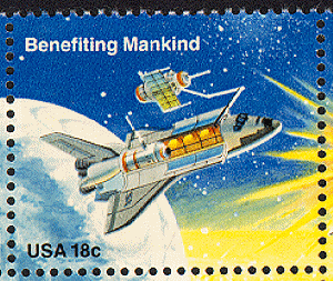 benefiting mankind postage stamp from 1981